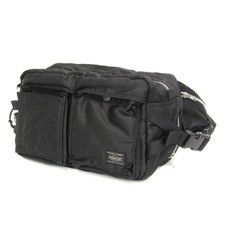 HEAD PORTER Tanker New Waist Bag Women's Nylon Fanny Pack,Sling Bag Black