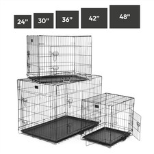 DOG CAGE FOLDABLE PUPPY CRATE