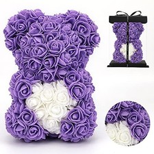 Artificial rose teddy bear - rose,