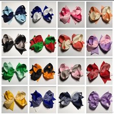 5.5" 2 Colours Big Hair Bow