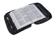Black Genuine Leather Bible