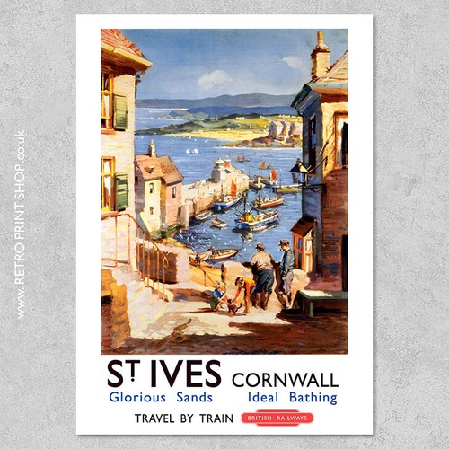 Ives poster railway - br,