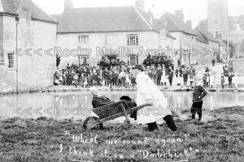 Eww man wheelbarrow - man, in