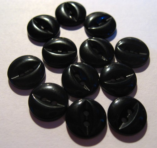 Flat back hole plastic - 2,