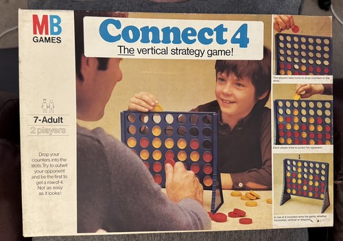 Vintage games connect 4 - mb,