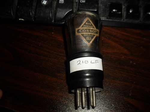 Cossor 210lf valve tested - cossor,