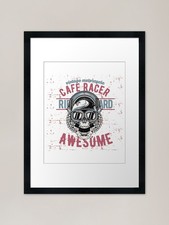 Vintage motorcycle cafe racer