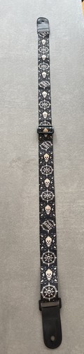 Paper jamz skull guitar strap - paper,
