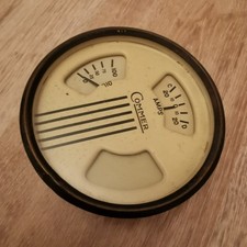 Vintage Commer Classic Car Van Commercial Vehicle Guage Oil Pressure Amps