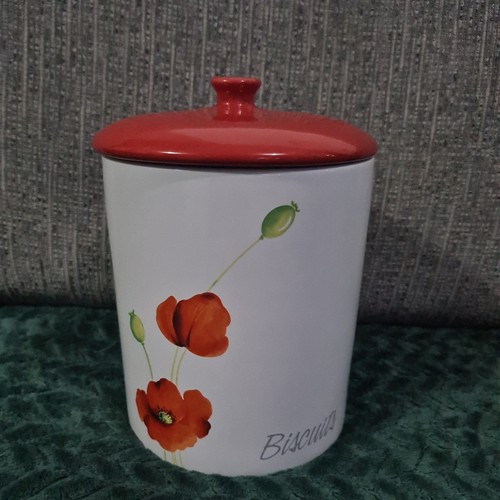 Rayware alpine poppy canister - poppy,