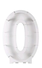 Balloon Mosaic Number 0 Stand