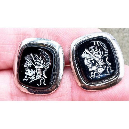 Vintage black glass spartan - glass,