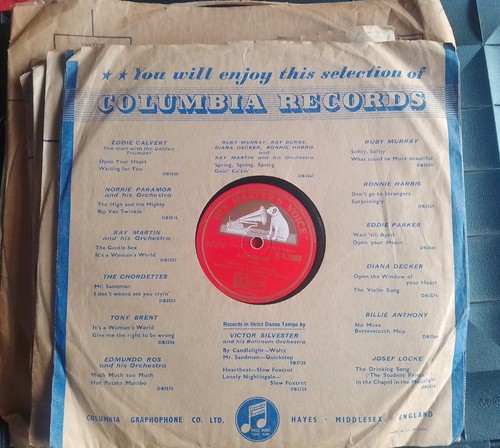Joblot ten random vinyl - random, 78
