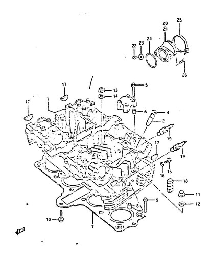 Suzuki genuine ring - o, f