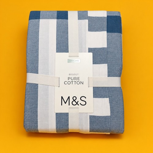 Super king set 100 cotton - m&s,