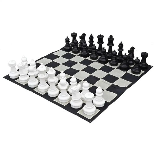 Giant chess set - chess,