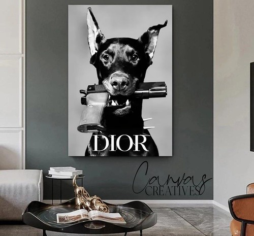 Dog gun designer fashion - dog, &