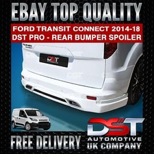 FITS FORD TRANSIT CONNECT DST PRO REAR BUMPER SPOILER 2014-2018 BODYSTYLING