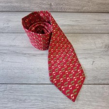 Vintage Gucci 100% Silk Tie Mens Classic Made In Italy Geometric