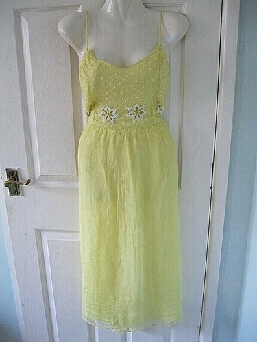 Topshop size yellow maxi - 12,