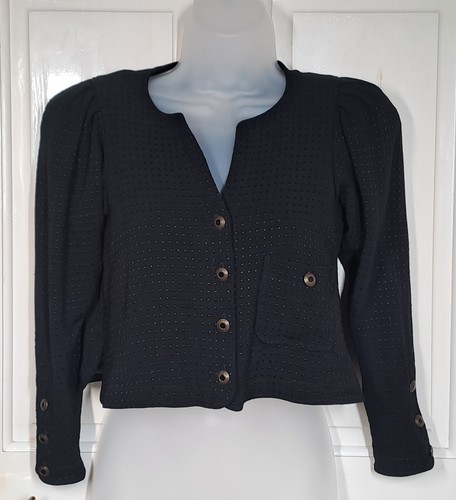 Jean muir black crop - jean,