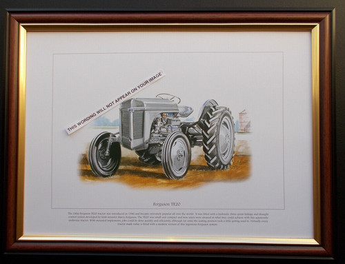 Ferguson te20 tractor print - ferguson,