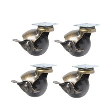  4 Pcs Small Furniture Wheels