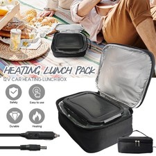 12V Car Electric Heated Lunch Box Portable Food Warmer Mini Microwave Oven Bags