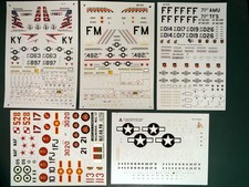 Various 1/48 Aircraft Decals -