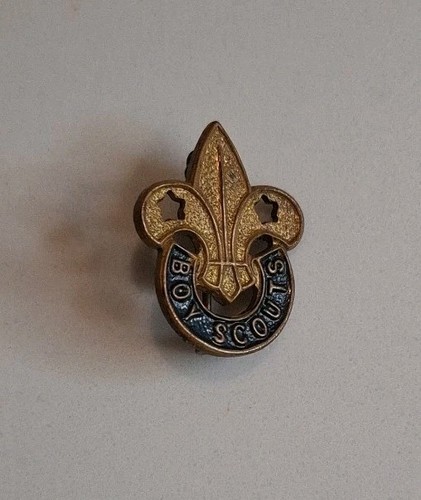 Vintage boy scouts lapel - boy,