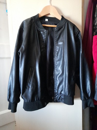 Leather jacket - leather,