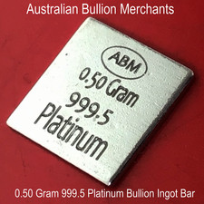 0.50 Grams 999.5 Fine Solid