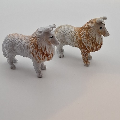 Vintage collie dog - dog, figure