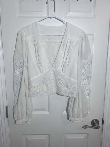 Farm rio white embroidered - farm,