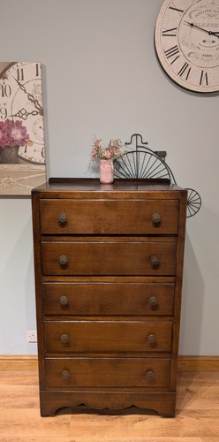 Vintage tall chest - of, drawers