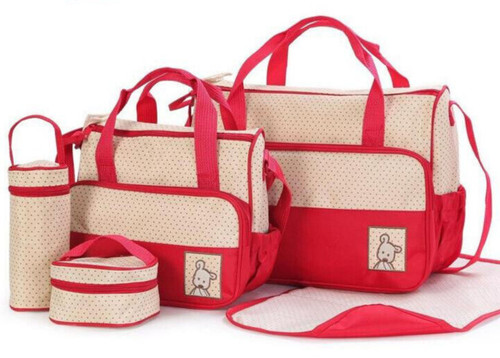5pcs baby nappy changing - changing, bag