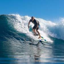 ⭐SCOTT BURKE SUSHI SURFBOARD 5' 8" FISH STYLE FOAM SOFT TOP FREE POST⭐