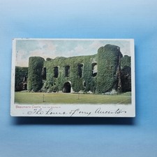 Beaumaris Anglesey Postcard 1903 Wales Castle Courtyard Tennis Courts Duplex PM