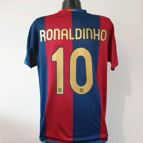 Ronaldinho barcelona shirt - 10,