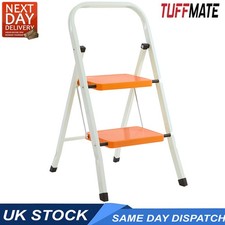 Orange Step Ladder 2 Steps -