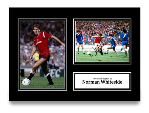 Norman whiteside hand signed - whiteside,