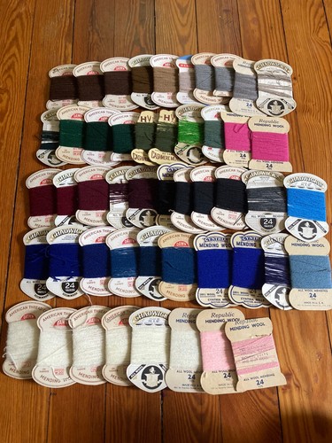 Lot vintage mending - vintage,