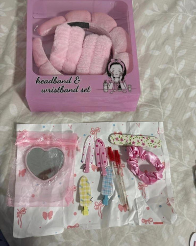 Pink padded headband - pink,