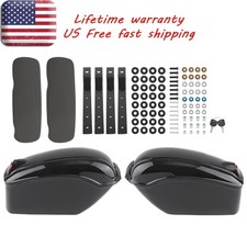 Black Hard Saddle Bags Trunk