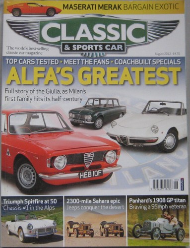 Classic sportscar august - &,