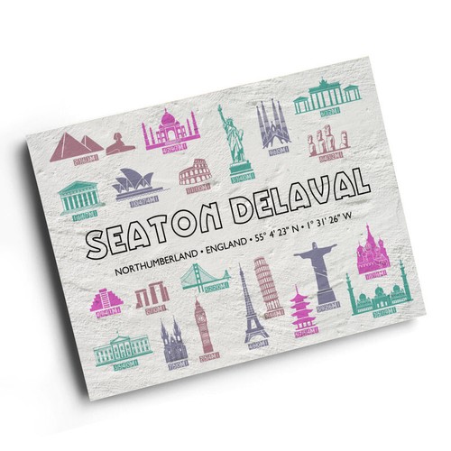 Print seaton delaval - -,