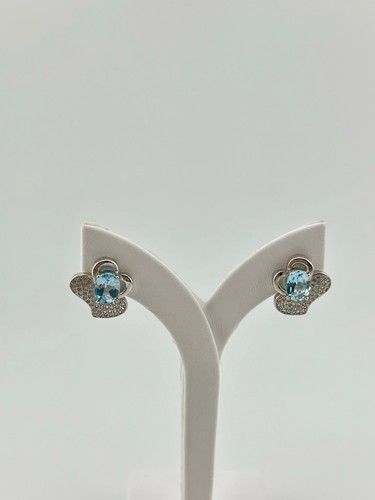 925 silver earrings with - 925,