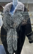 Vintage Suede & Faux Fur Coat