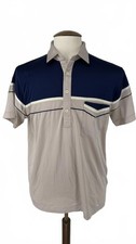 Gabicci Men's Colourblock Short Sleeve Polo Shirt Size L