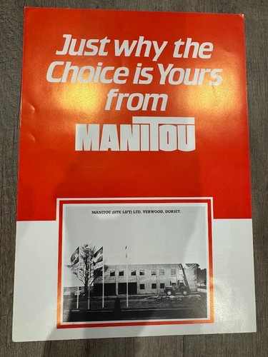 Manitou vintage brochure - vintage, &